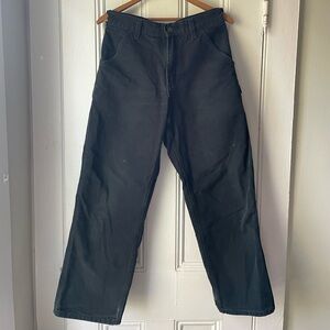Black Carhartt Dungaree fit pants